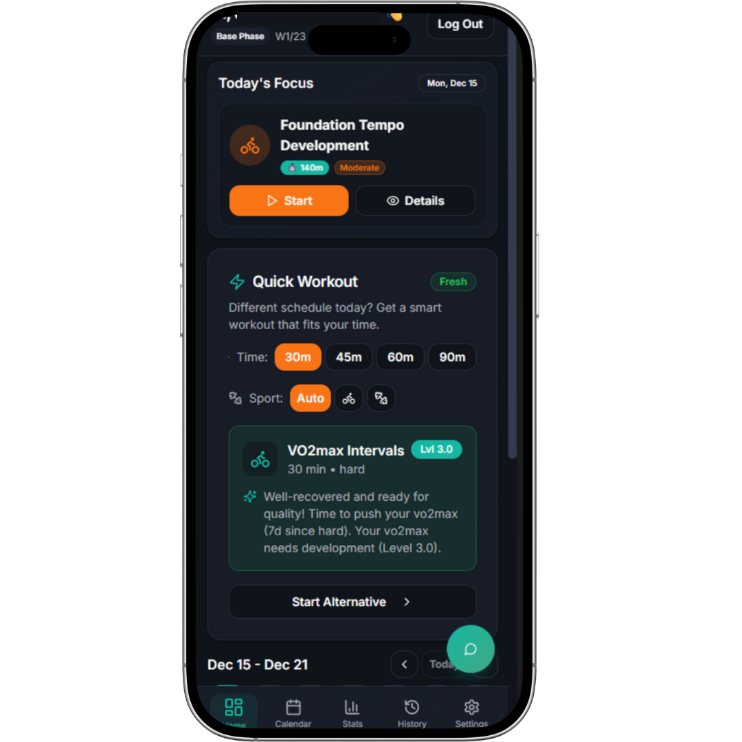 Adaptify | AI Training Plans for Cycling, Running, Triathlon & Strength
